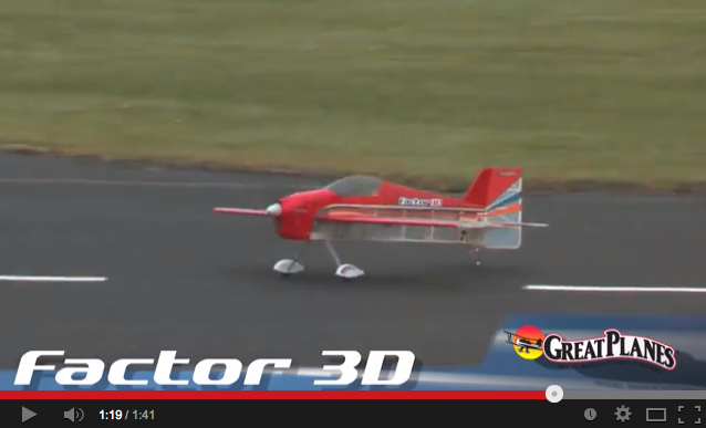 Great Planes Factor 3D EP