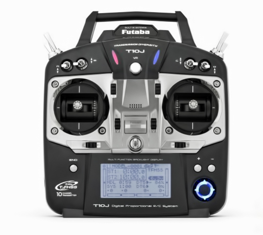 futaba 2 channel rc transmitter and receiver