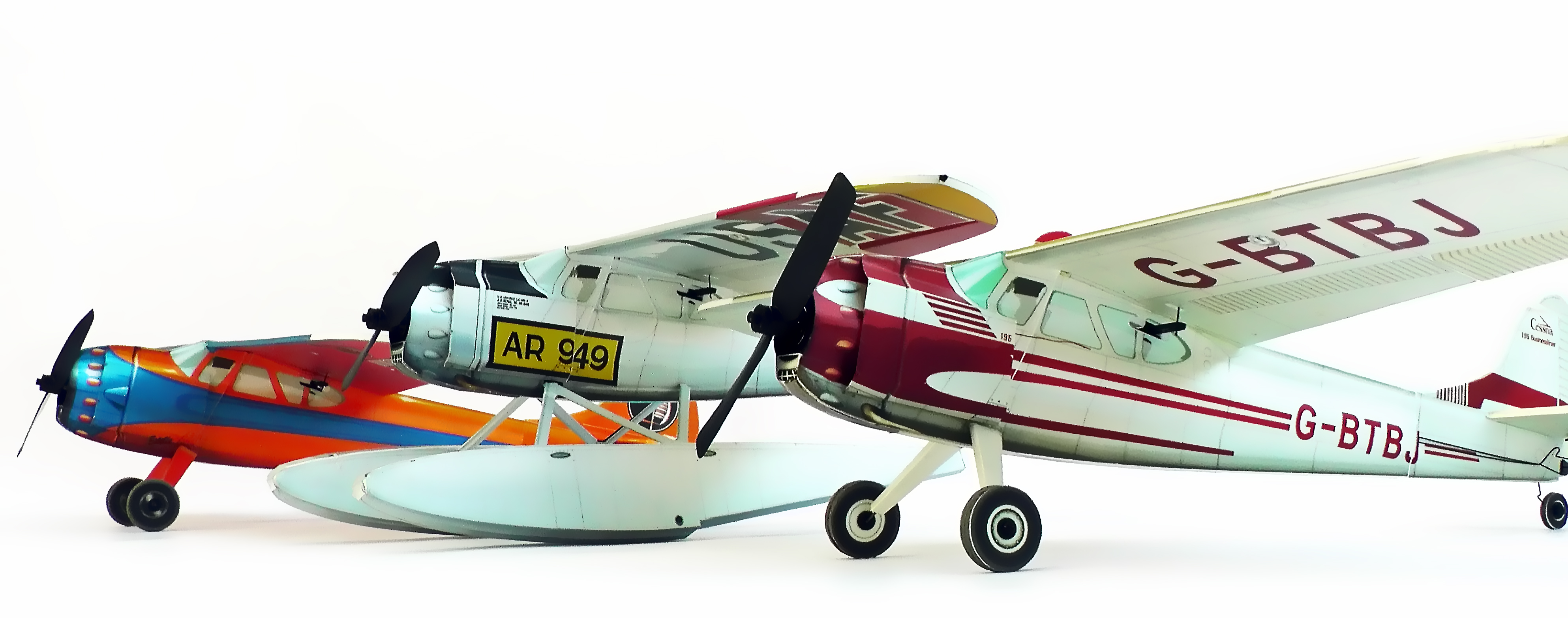 Cessna 195 rc model airplane online